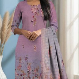 Sana Noor Digital Doriya Lawn – Lavender Grace 01