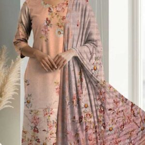 Sana Noor Digital Doriya Lawn – Apricot 10
