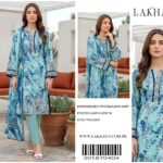 Lakhany Embroidered Printed Lawn Suit